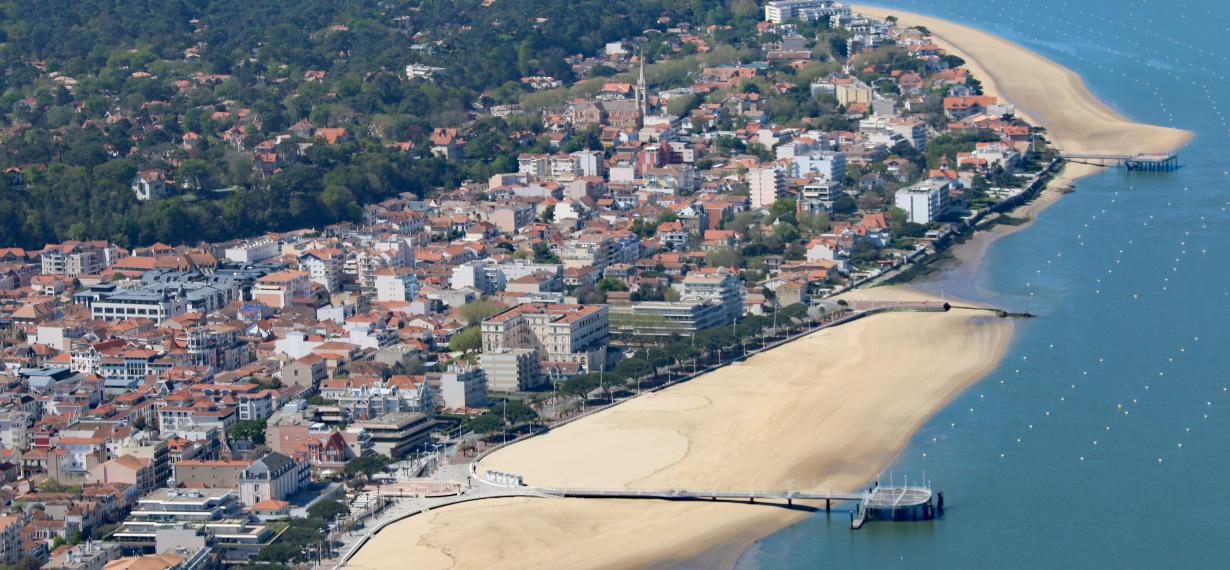 Vue d'ensemble bassin d'arcachon 