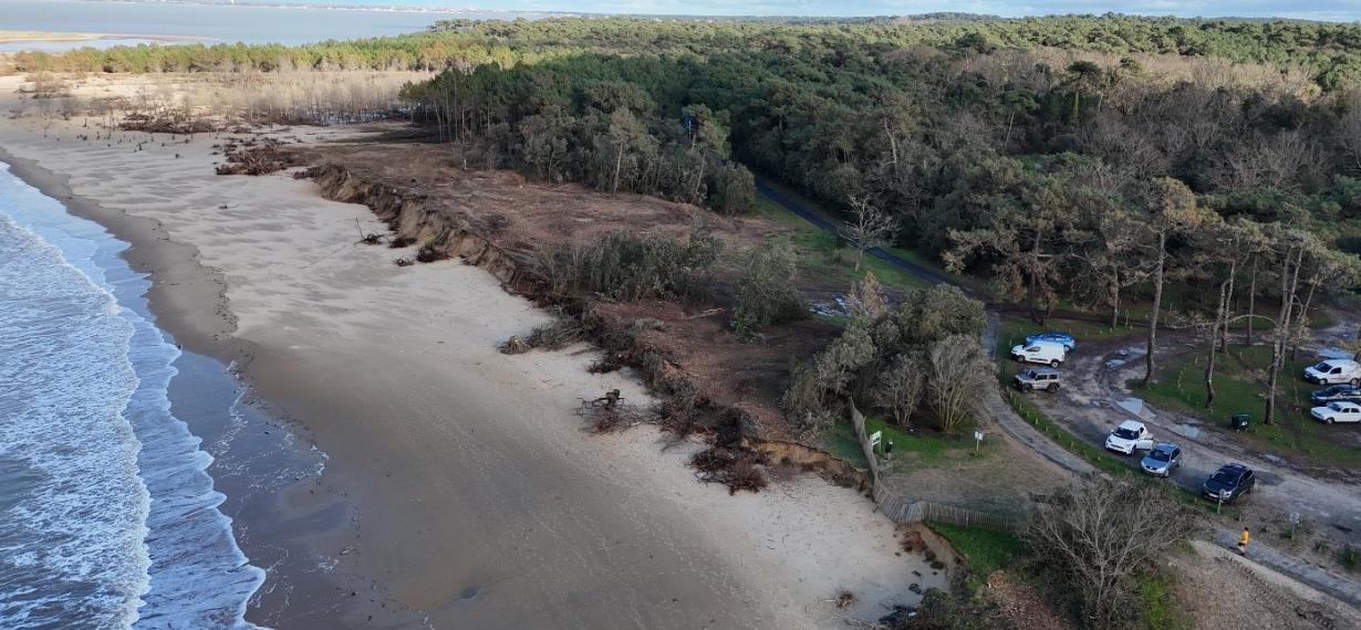 Plage de l'Embellie, février 2024