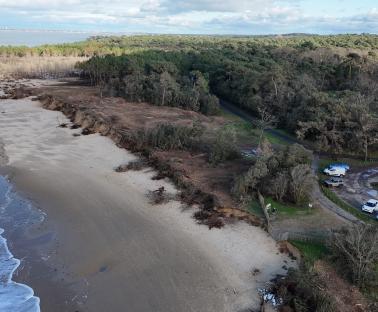 Plage de l'Embellie, février 2024