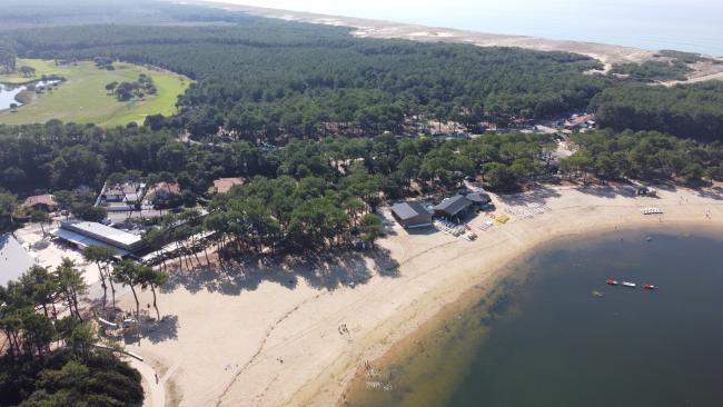 Recul de la voiture des berges du lac et réhabilitation des espaces publics à Soustons Port d'Albret